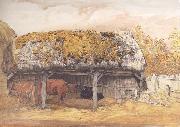 Samuel Palmer A Cow-Lodge with a Mossy Roof oil painting picture wholesale